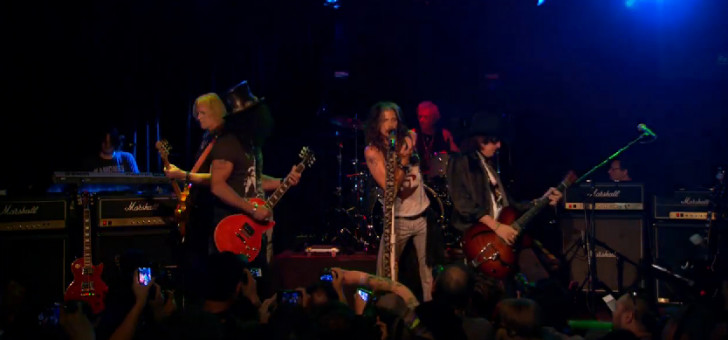 Aerosmith сыграли со Слэшем в Whisky A Go Go