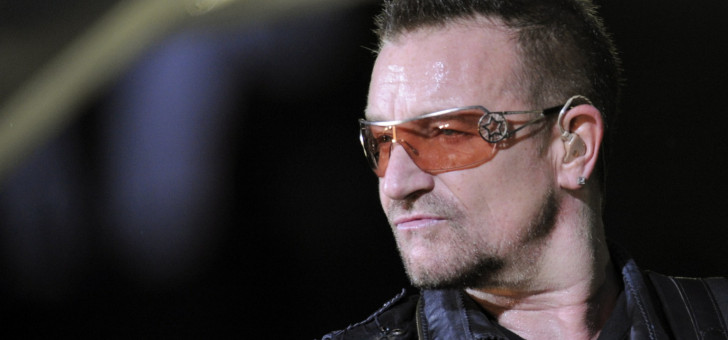 Боно отмечает 54-й день рождения